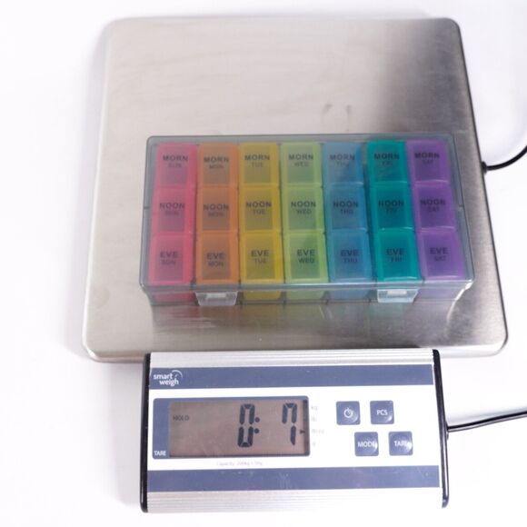 Morning Noon Night Vitamin Organizer 7-Day Pill Box Medicine Storage Container - Picture 6 of 6